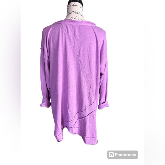 Free People Organic Cotton Pullover by Intimately FP Sz XS - Picture 3 of 6